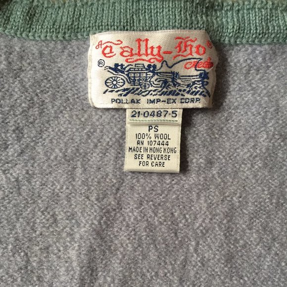 Felted Wool Handcrafted Mittens from Soft Green/Lavendar Embroidered Sweater - Picture 4 of 4